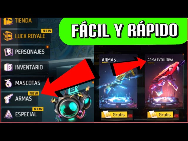 existe algun generador de armas evolutivas para free fire