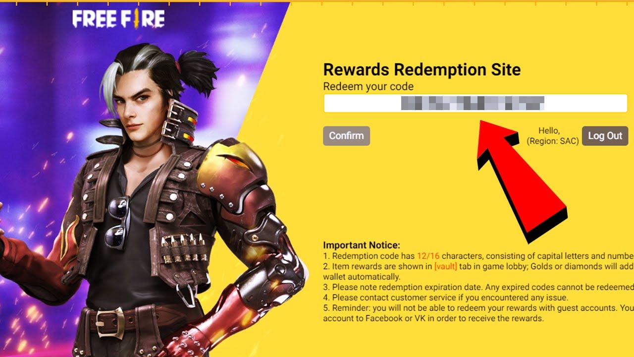 como canjear un codigo en free fire guia facil y rapida