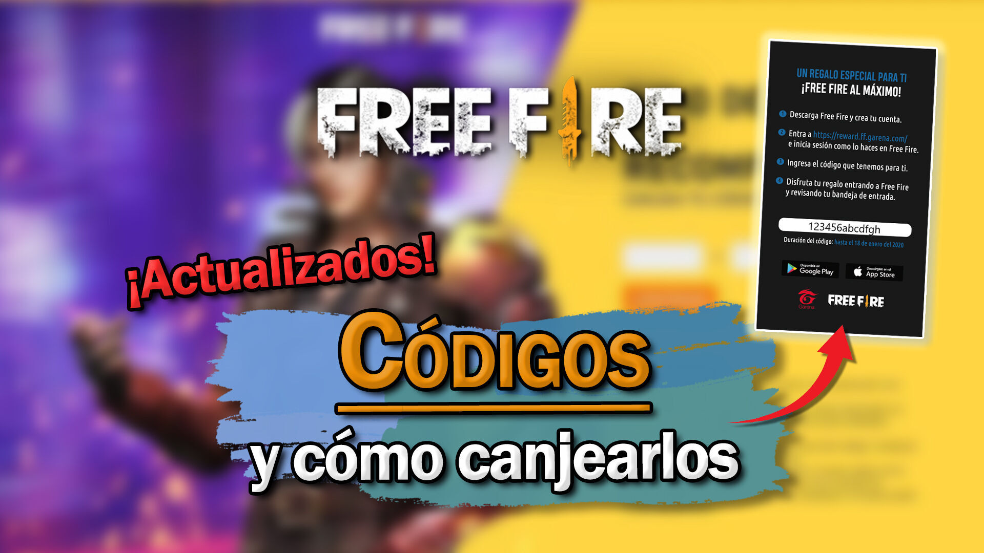descubre como canjear los codigos en free fire y obten recompensas exclusivas