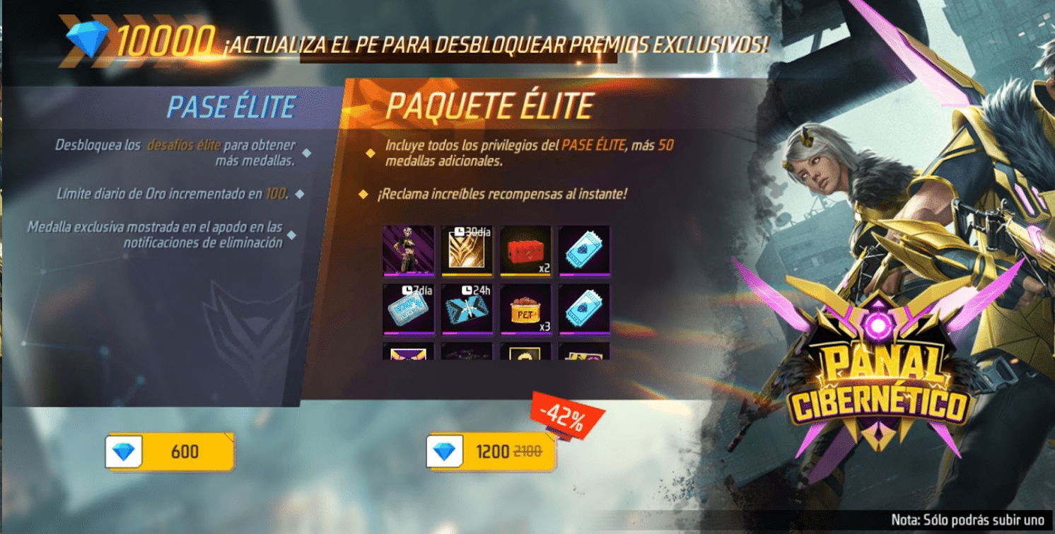 descubre cuales son los beneficios del pase elite en free fire