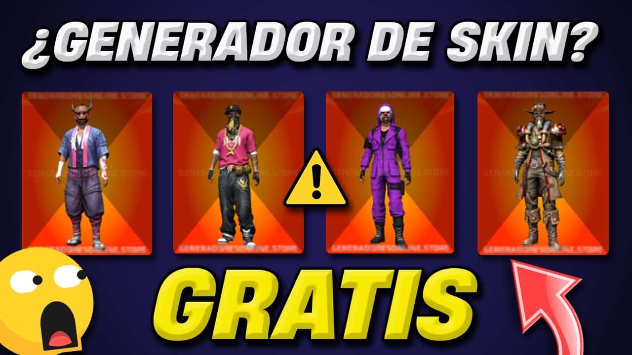 existe algun generador de skins y ropa para free fire confiable