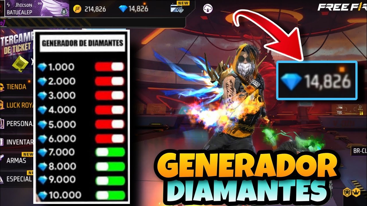 existen generadores de diamantes en free fire descubre la verdad aqui